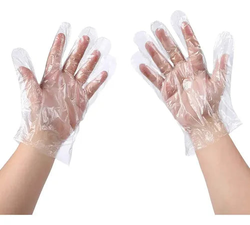 Guante para manipular alimentos transparentes